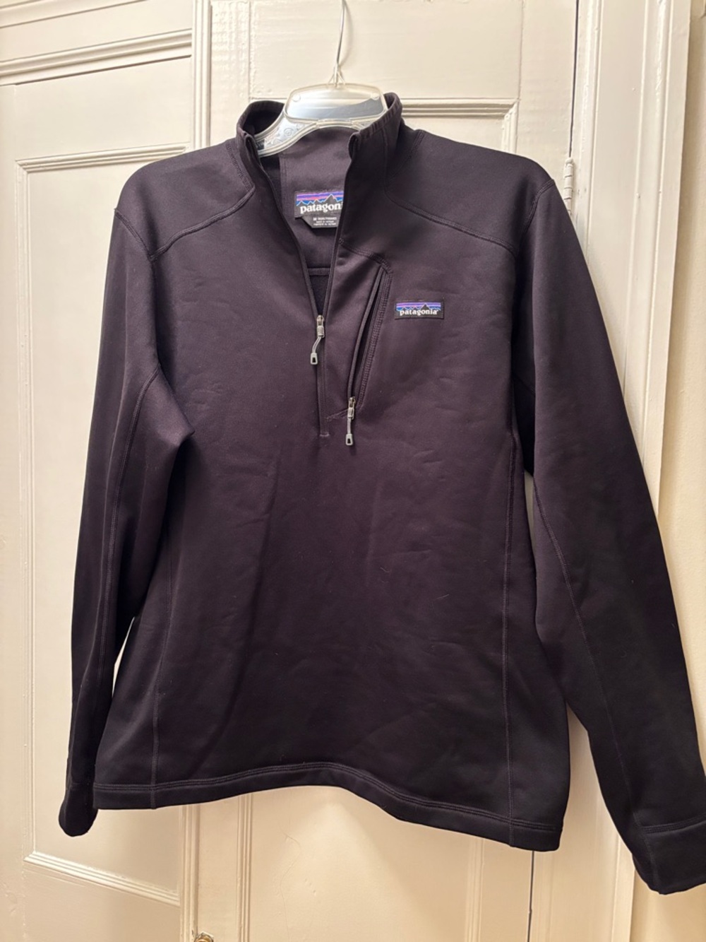 Patagonia Black Half-Zip Fleece Pullover